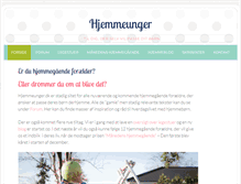 Tablet Screenshot of hjemmeunger.dk